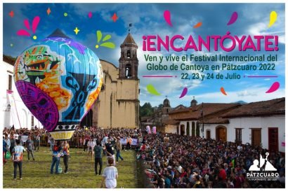 Festival Internacional del Globo de Cantoya en Pátzcuaro